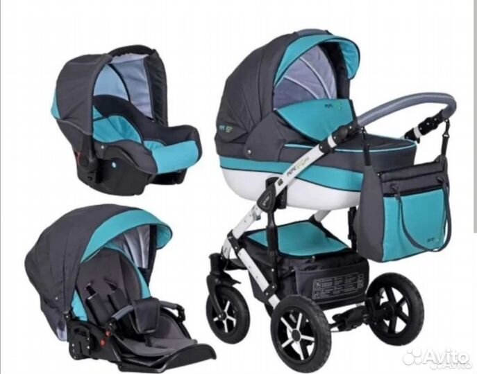 Детская коляска 3 в 1 verdi