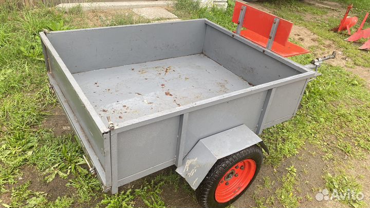 Прицеп для мотоблока, снегоуборщик для мотоблока