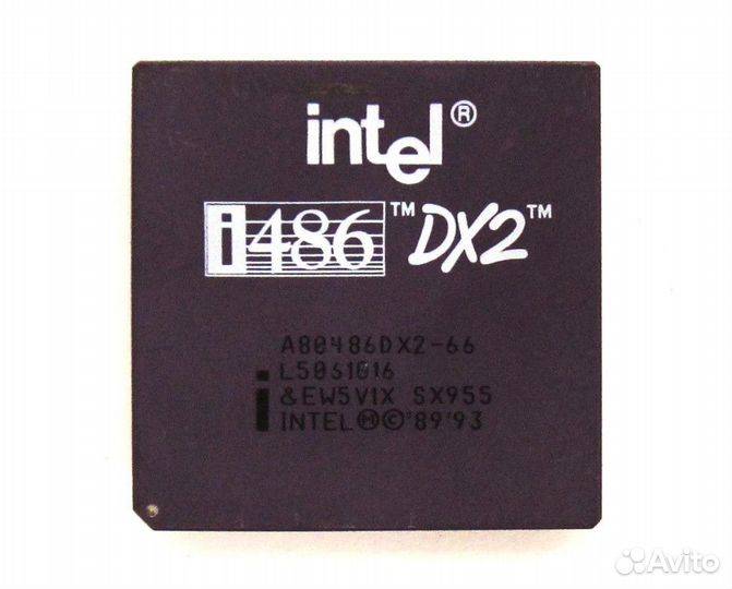 Процессор Intel 486 DX2 66Mhz SX955