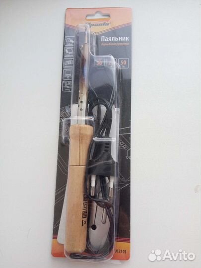 Паяльник с ручкой из дерева