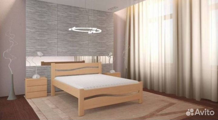Мебель кровать из массива сосны