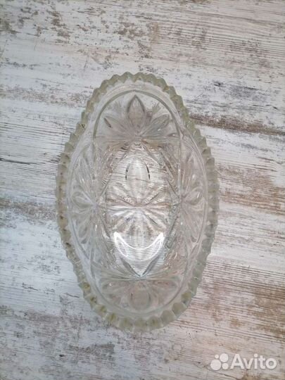 Хрустальный салатник маленький