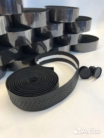 Обмотка руля для шоссейника 2шт, заглушки