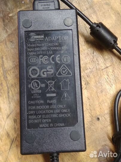 Блоки питания новые и б.у 5В, 12В, 24В