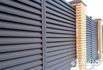 Забор жалюзи