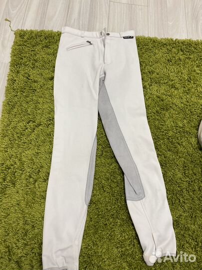 Белые бриджи для верховой езды