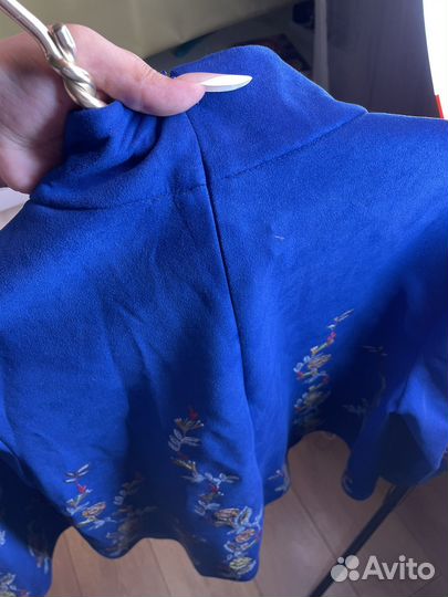 Кофта zara бархартная