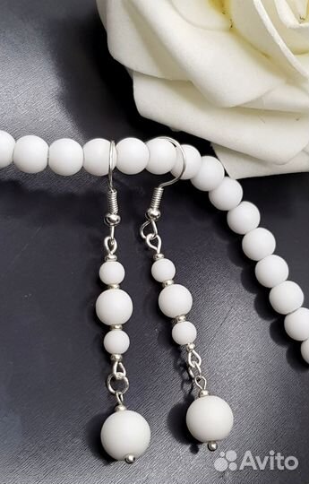 Колье и серьги набор бижутерия