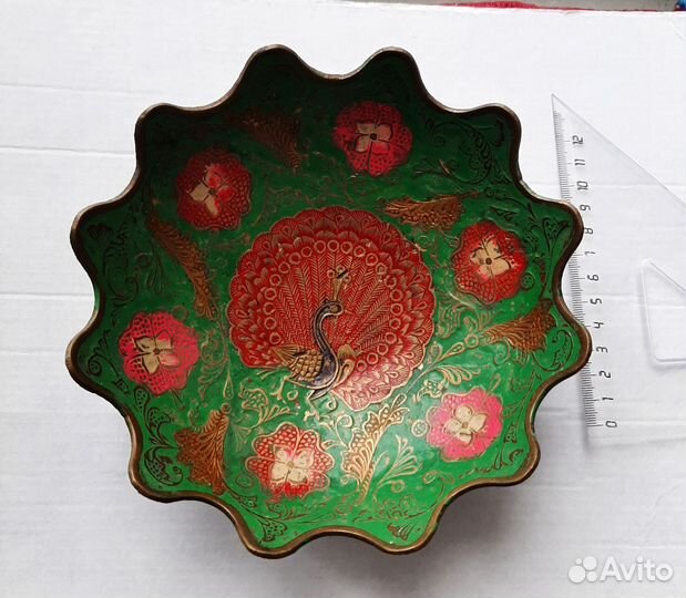 Индийская ваза латунь 50-60 годов