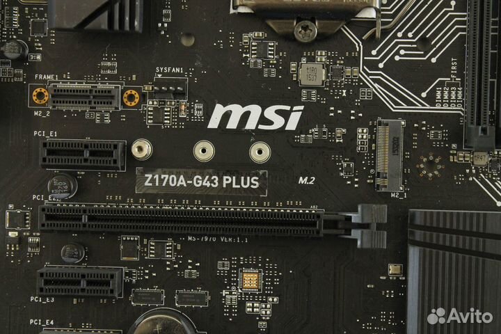 Материнская плата (1151) MSI Z170A-G43 Plus