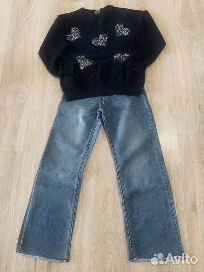 Вещи пакетом на девочку 128 134