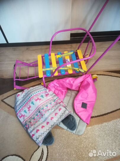 Санки коляска детские трансформер