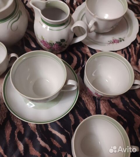 Часть сервиза Дулёво СССР