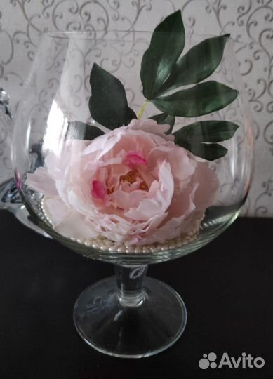 Ваза-бокал (2л) для декора