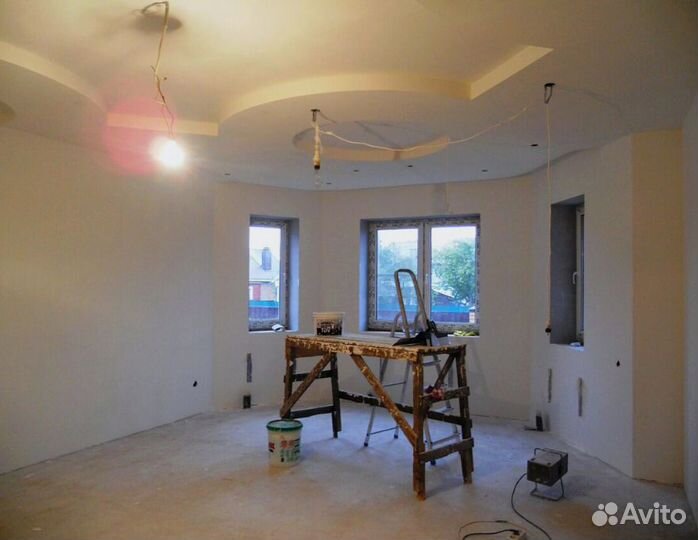 Отделочные работы. Штукатурка / Обои / Покраска