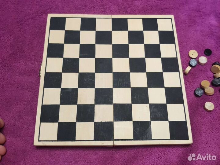 Шахматы нарды 21 на 20 см дерево