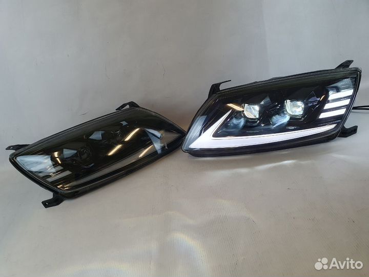 Тюнинг фары Гранта две BI-LED линзы дхо