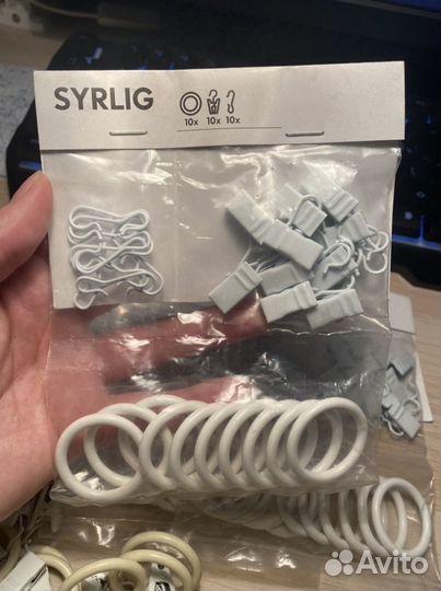 Крючки для гардин сирлиг IKEA