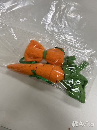 Костюм зайца белый + бабочка