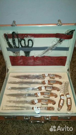 Чемодан,подарочный набор,кейс,набор ножей,кухонных
