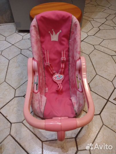 Переноска-автокресло для куклы Baby born