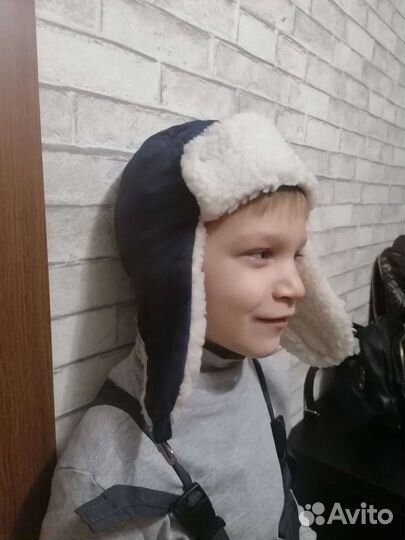 Шапка ушанка детская для мальчиков