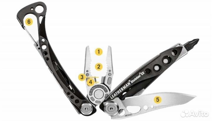 Мультитул leatherman Skeletool CX новый в коробке