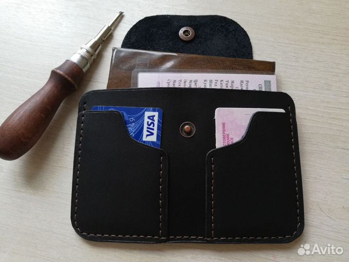 Портмоне для автодокументов (ручная работа)