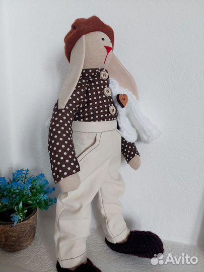 Игрушка зайка тильда