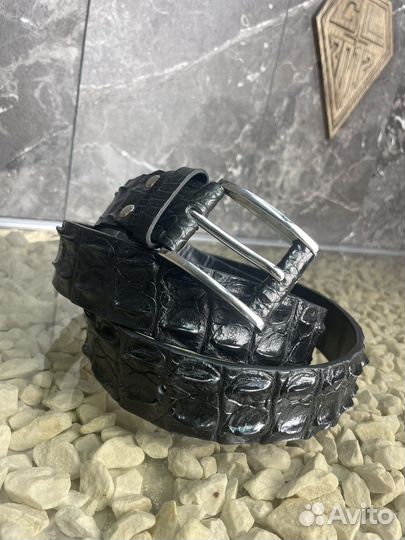 Мужской ремень из кожи Крокодила