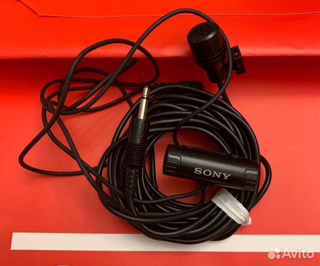 Микрофон петличный sony