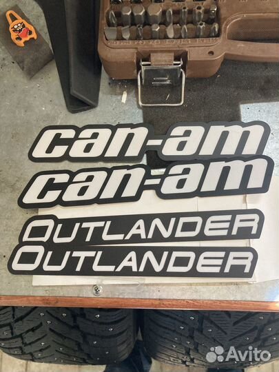Оригинальные наклейки BRP :Can-am; outlander