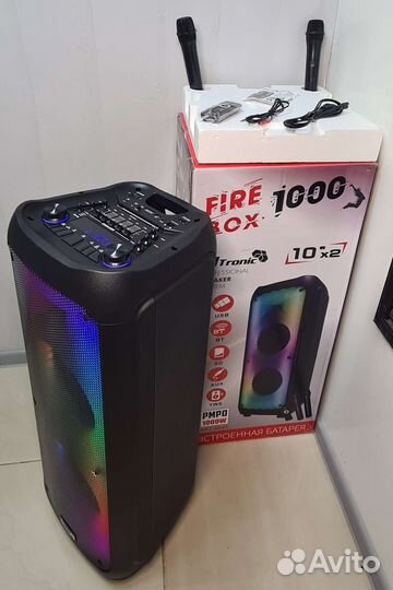 Колонка мощная караоке ElTronic 20-62 FireBox 1000