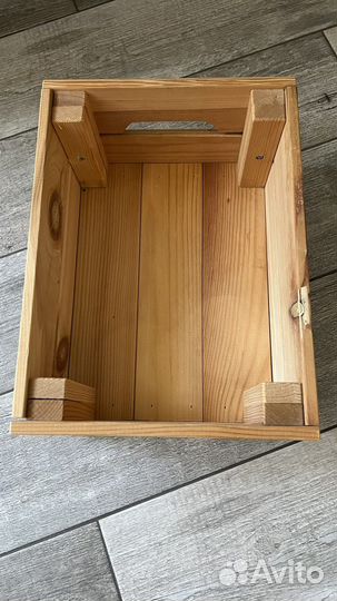 Деревянный ящик IKEA knagglig кнагглиг (малый)