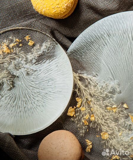 Подстаканники и подносы из эпоксидной смолы