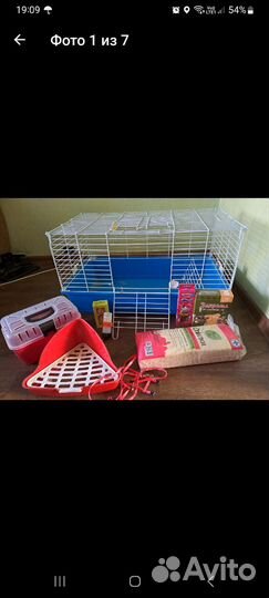 Клетка для кролика с набором всего необходимого