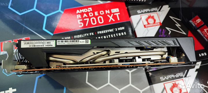 Видеокарта radeon RX5700XT sapphire pulse 8GB