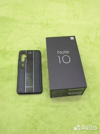 Новый чехол Xiaomi Mi Note 10 из натуральной кожи