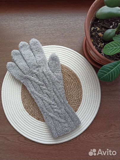 Перчатки вязаные