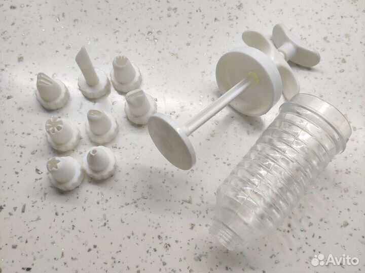 Шприц кондитерский с насадками