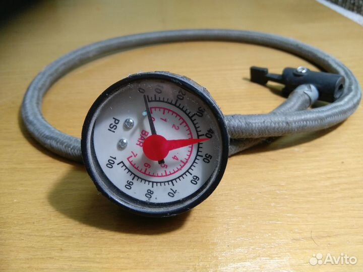 Манометр шланг зажим на ниппель автомобильный