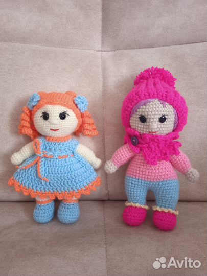 Вязаный пупс