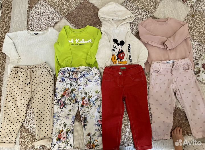 Одежда для девочки 92 zara hm mothercare