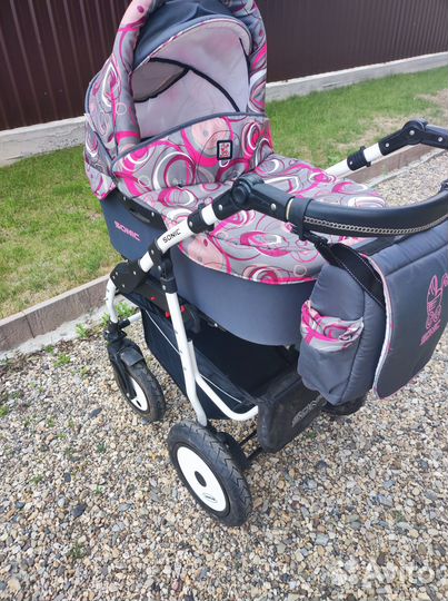 Коляска соник 2в1. Б/у