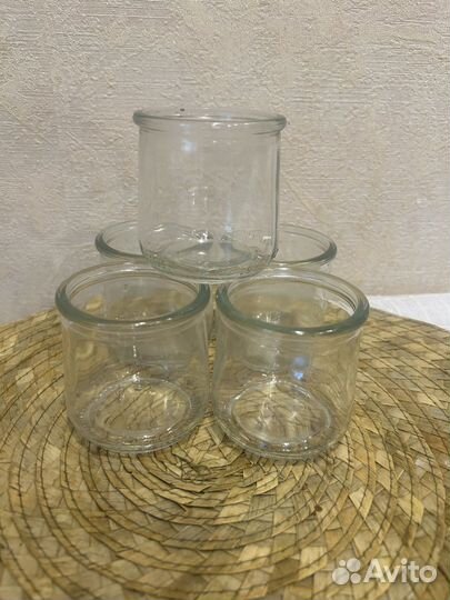 Стеклянные баночки для свечей