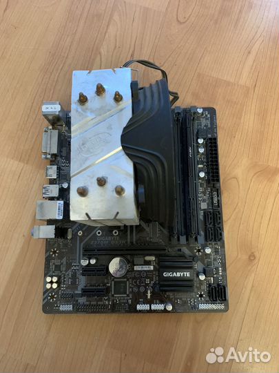 Материнская плата LGA1151 v2, 9100f, DDR4 3777