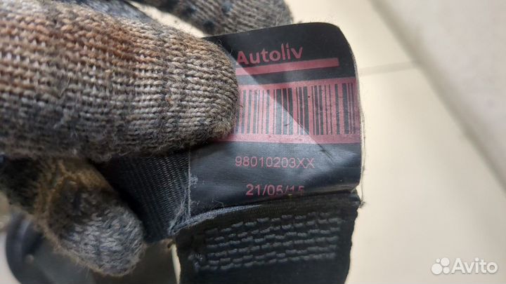 Ремень безопасности левый передний Citroen C4 Picasso