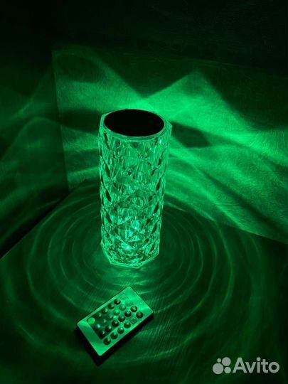 Светильник ночник безпроводной хрустальный свет