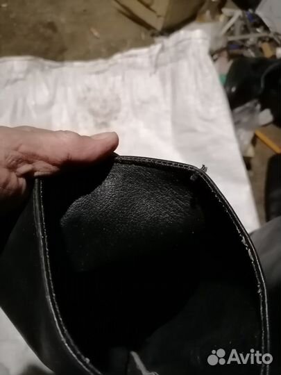 Хромовые сапоги 41р