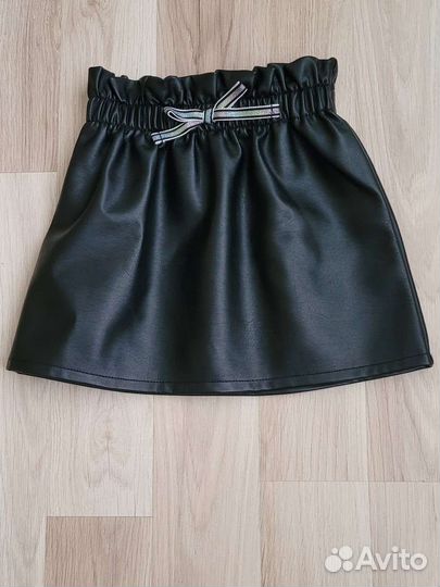 Юбка кожаная для девочки